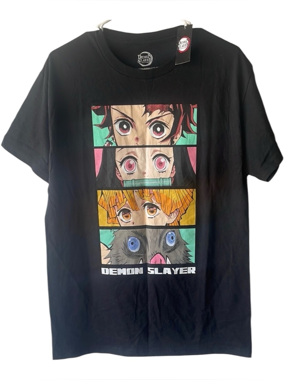 Black Anime Graphic Short Sleeve Tee